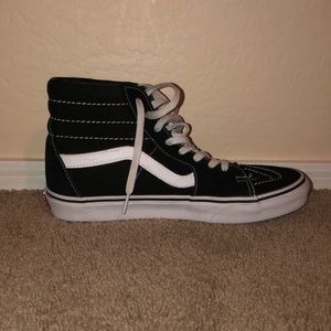 black high top vans